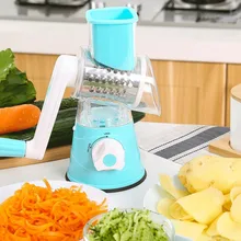 3 In1 Manual Vegetable Cutter Slicer Multifunctional Round Mandoline Slicer Potato Cheese Grater Clever Home Kitchen Gadgets Hot
