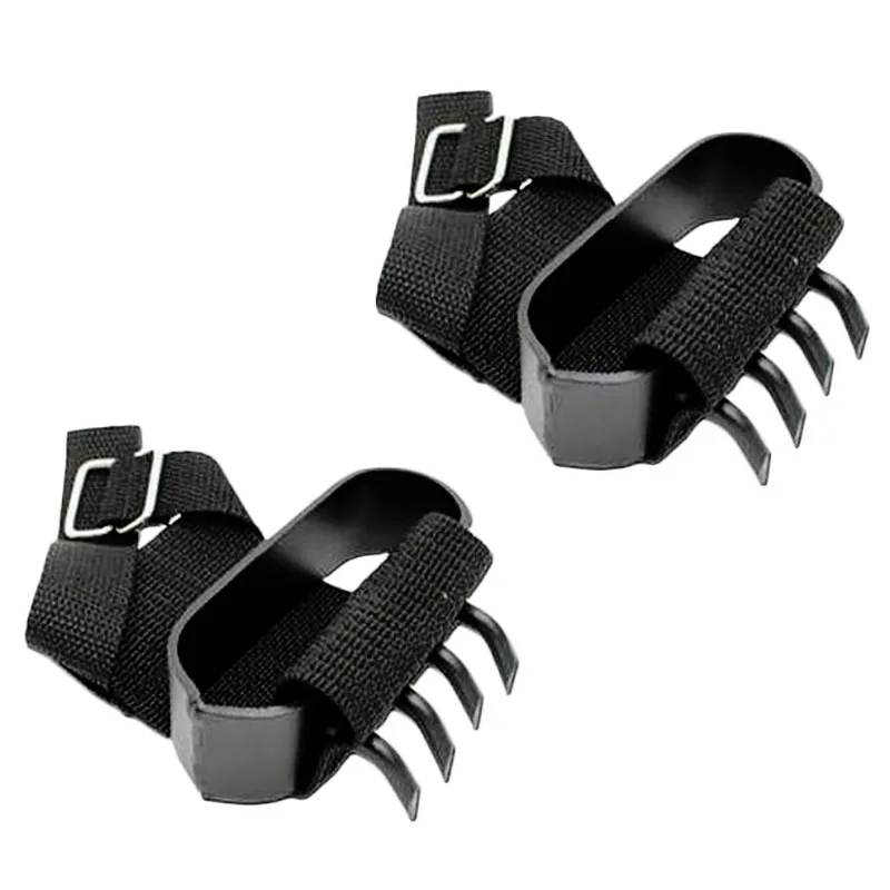

TOP!-2 Pcs Outdoor Mountain Climbing Hand Claw 4 Toothed Crampon Hooks