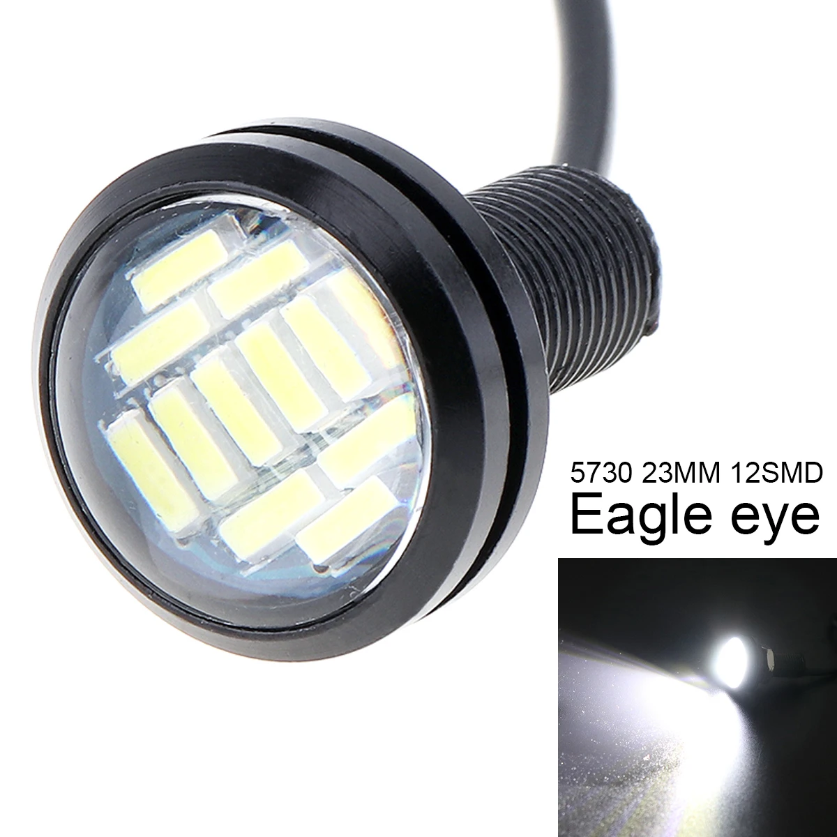 Dc 12v 18w Eagle Eye Led 23mm Hawkeye Reverse Backup Light High Power Car Fog Drl Bulb Reverse Parking Signal Lamps - Signal Lamp - AliExpress