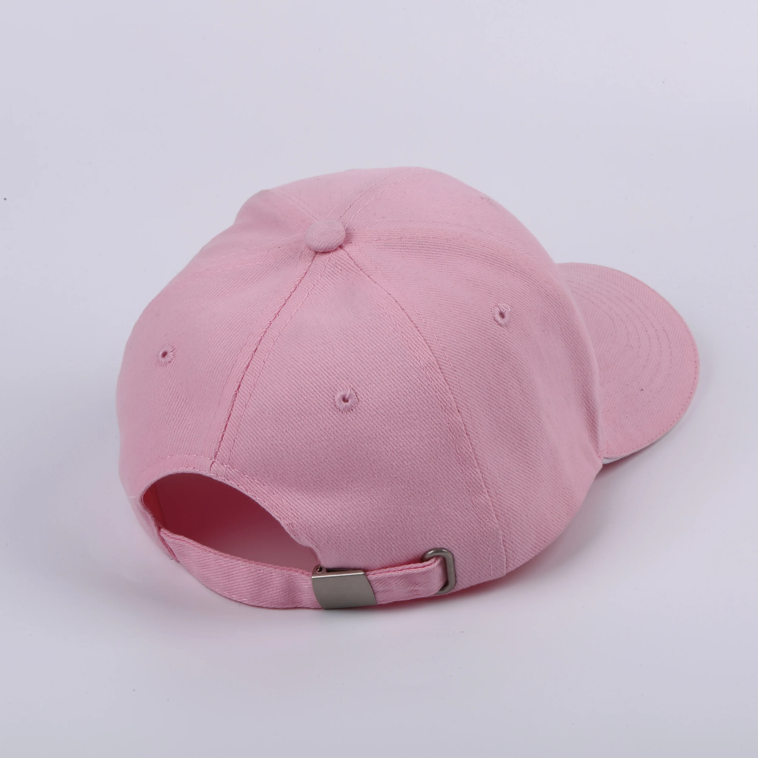 Хлопковая бейсбольная кепка для женщин, розовая простая Спортивная Кепка, вышитая или напечатанная как Пользовательский логотип, 25 шт, как индивидуальный дизайн, приемлемый