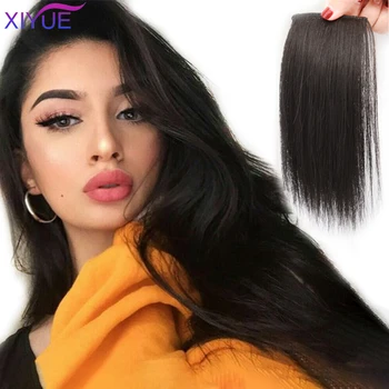 

XIYUE One/two-piece Hair Pads Board Seamless Top Ivisiblity Piece Thickened Hair Root Pad Highsynthetic Straight Hair