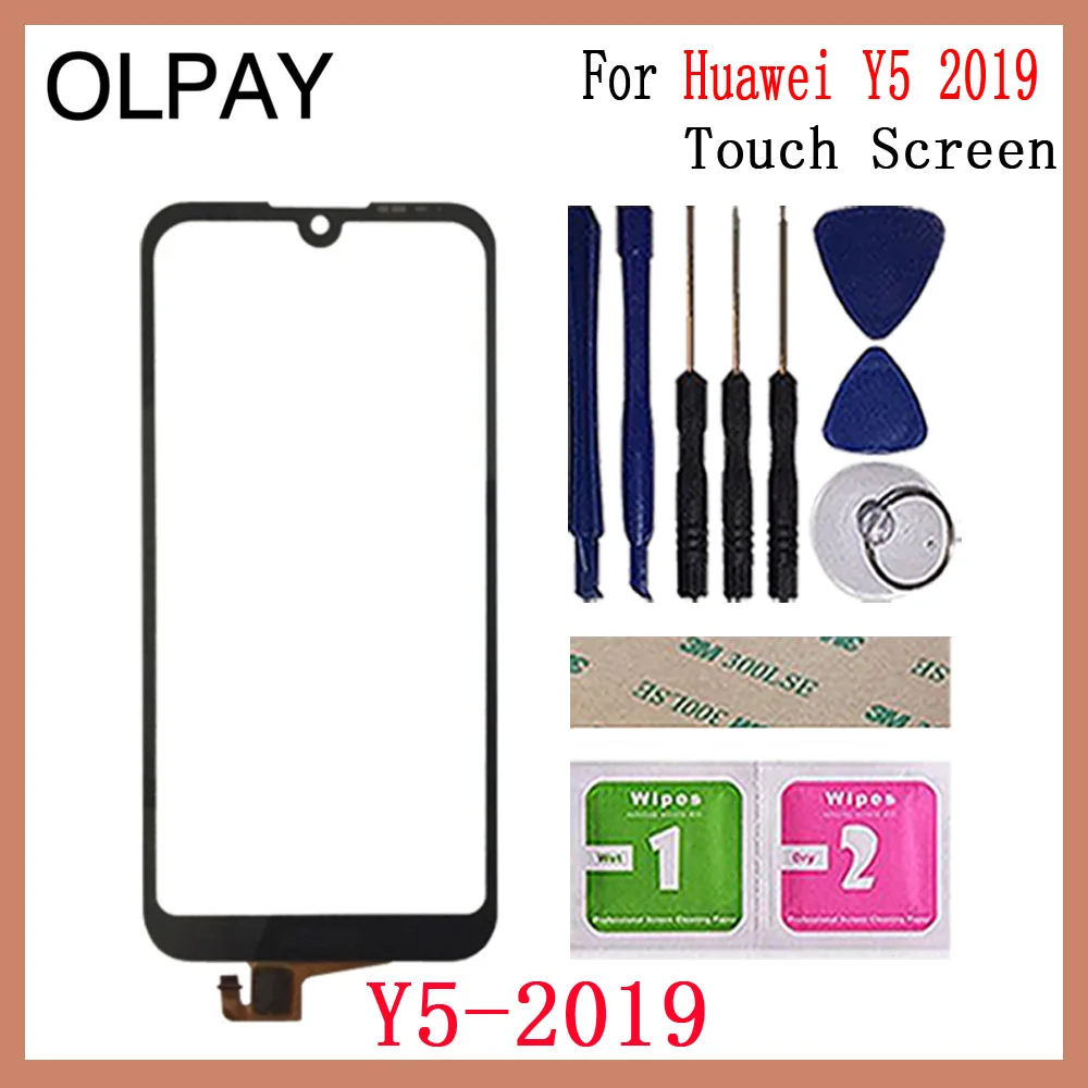 OLPAY AAA сенсорный экран для huawei Y5 сенсорный экран дигитайзер для huawei Y6 Сенсорная панель Сенсорный экран сенсор стекло - Color: Y5 2019 With Tools