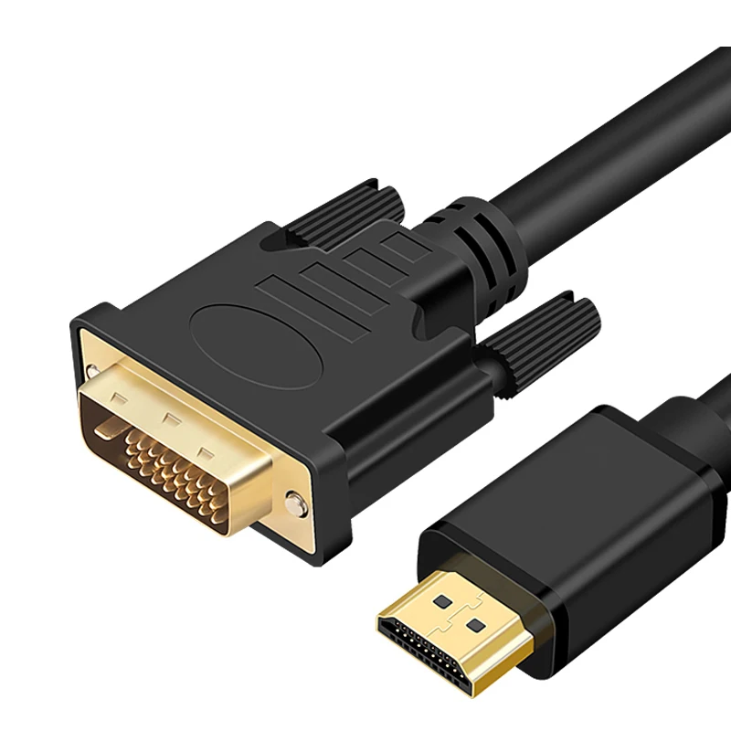 HDMI к DVI 24+ 1 Pin адаптер HDMI DVI к HDMI кабель 3D 1080P цифровой аудио конвертер HDMI 4K сплиттер для lcd DVD HDTV проектора