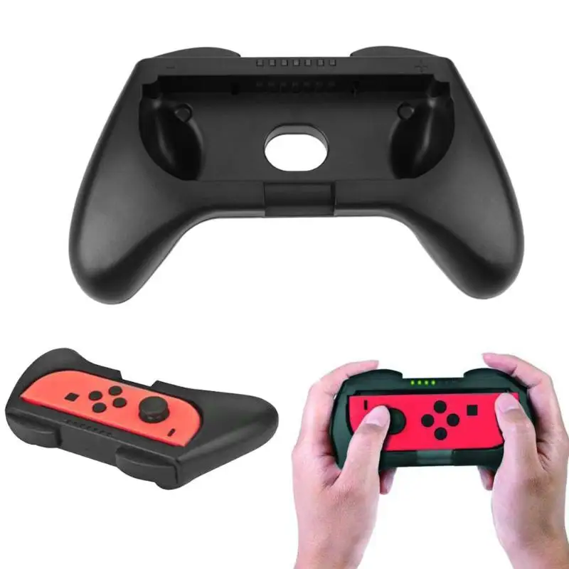 

ALLOYSEED 1 Set Left+Right ABS Hand Grip Stand Support Holder for NS Joy-Con Hand Grip For Nintend Switch Joy-Con Controller