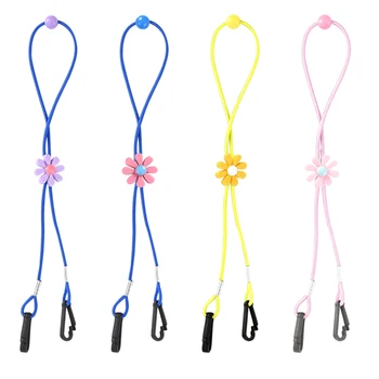 

5pcs Adjustable Face Mask Lanyard Flower Glasses Ear Holder Hanging Rope for Adults Kids Non Slip Eyewear Hanging Neck String#38