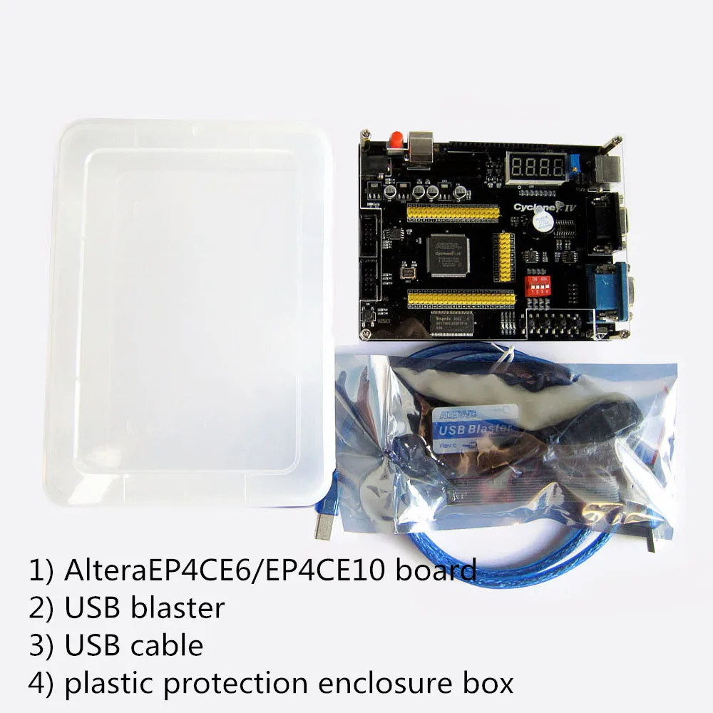 Portátil de bolsillo Kit de desarrollo ALTERA ciclón IV EP4CE6 EP4CE10 FPGA Placa de desarrollo Alt