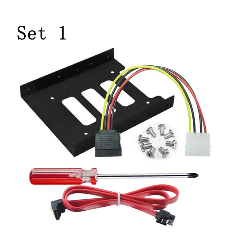 

Solid State Hard Disk Mounting Tool Screw Set 2.5" to 3.5",SSD HDD Mount install tool kits