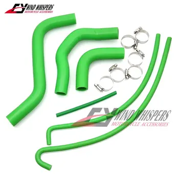

Green Motorcycle Radiator Silicone Coolant Hose water pipe with Clamp For Kawasaki Z900 2017 2018 Z 900 17 18