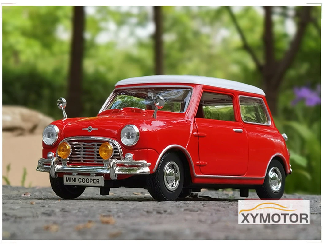 ローバーミニ☆ミニクーパー1/18ミニカー