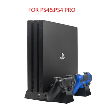 

New Style For Ps4 Pro Slim Multi-Functional Radiator Support Wireless Handle Fixed Charger Disc Storage Rack