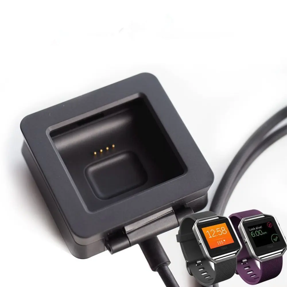 Original charger AWINNER легко зарядное устройство клип совместим с Fitbit Blaze-замена USB зарядное устройство адаптер зарядный шнур зарядный док-кабель - Цвет: Original charger