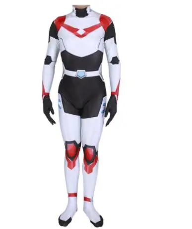Аниме Voltron Легендарный Защитник Широ КИТ пидж ханк костюм зентай для косплея боди костюм комбинезоны - Цвет: Kids  Red