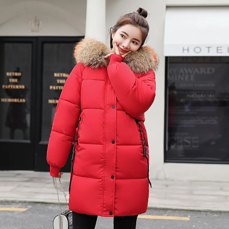 

2019 New Arrival Fashion Women Winter Jacket Cotton Padded Warm Thicken Ladies Coat Long Coats Parka Womens Jackets