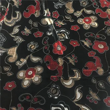 

High-end Silk Velvet Fabric Ткань Base Cloth Hollow Mulberry Silk
