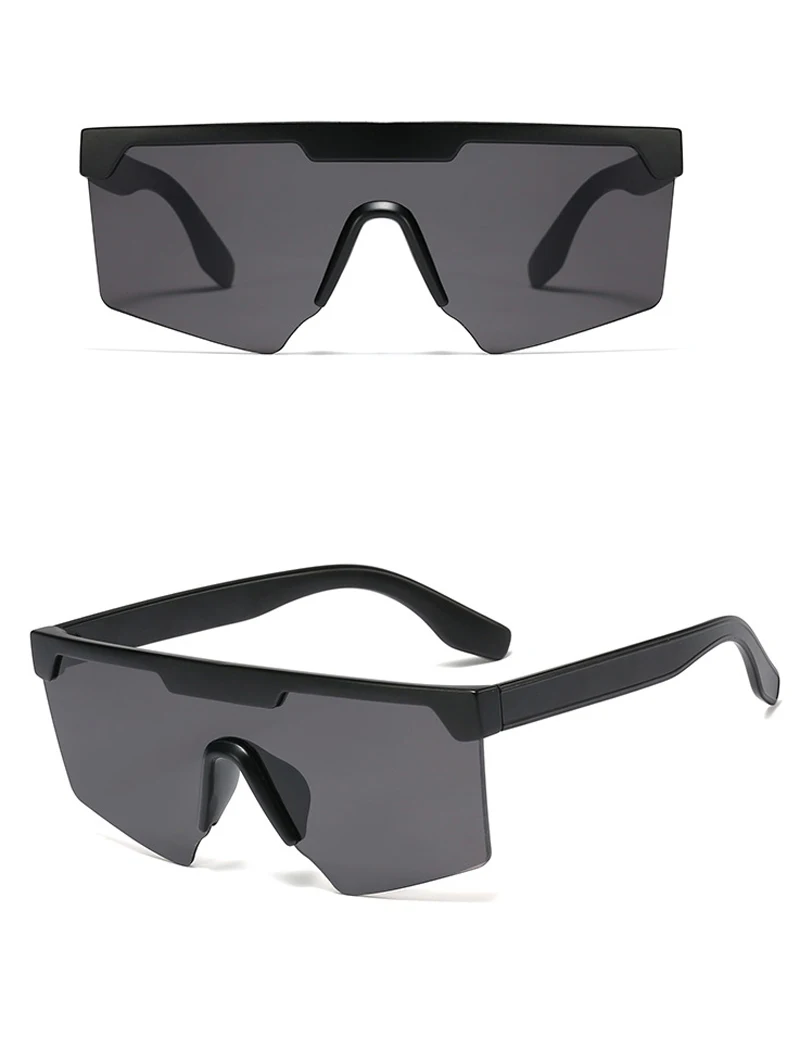 Peekaboo, негабаритные женские солнцезащитные очки, половинная оправа,, черные, коричневые, винтажные очки, цельные линзы, мужские солнцезащитные очки, квадратные, большие, uv400