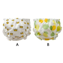 Футболки для девочек ясельного возраста, штаны для малышей с оборками, однотонные штаны для новорожденных мальчиков, хлопковые блумеры, детские трусики