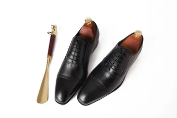 

Men Shoes Business Formal Wear Leather Shoes Large Size Cowhide Shoes Genuine Leather Shoes Luxury Wedding Shoes Cow Leather
