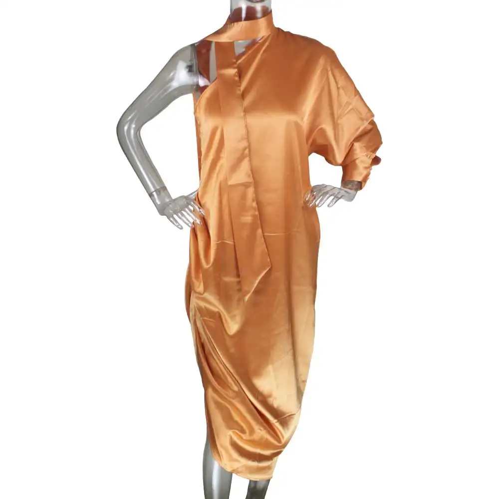 2019-Off-Shoulder-One-Sleeve-Wrap-Dress-Women-Irregular-Lantern-Sleeve-Maxi-Dresses-Elegant-Womens-Party (2)