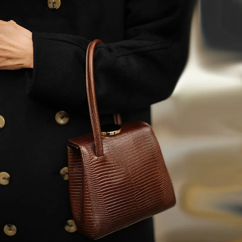 

BXX Sac / 2019 Fashion Autumn Winter Luxury Women's Handbags Designer Lizard Pattern Personality Shoulder Crossbody Bag ZE506