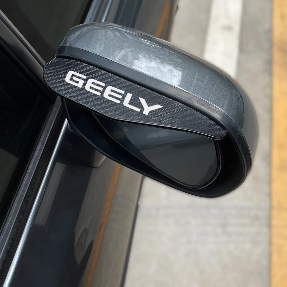 Rearview Mirror Rain Shield 2pcs Flexible PVC For GEELY GC6 GC9 LC EMGRAND X7 EC7 EC8 CK ATLAS CK2 CK3