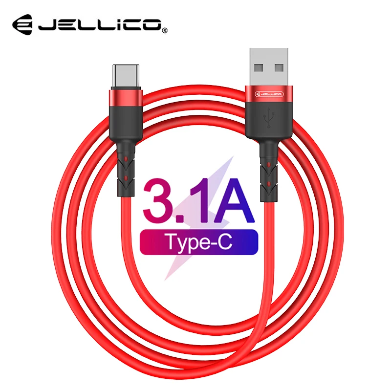 USB кабель Jellico Type C 3 1 а для зарядки мобильных телефонов Samsung Xiaomi|Кабели телефонов| |