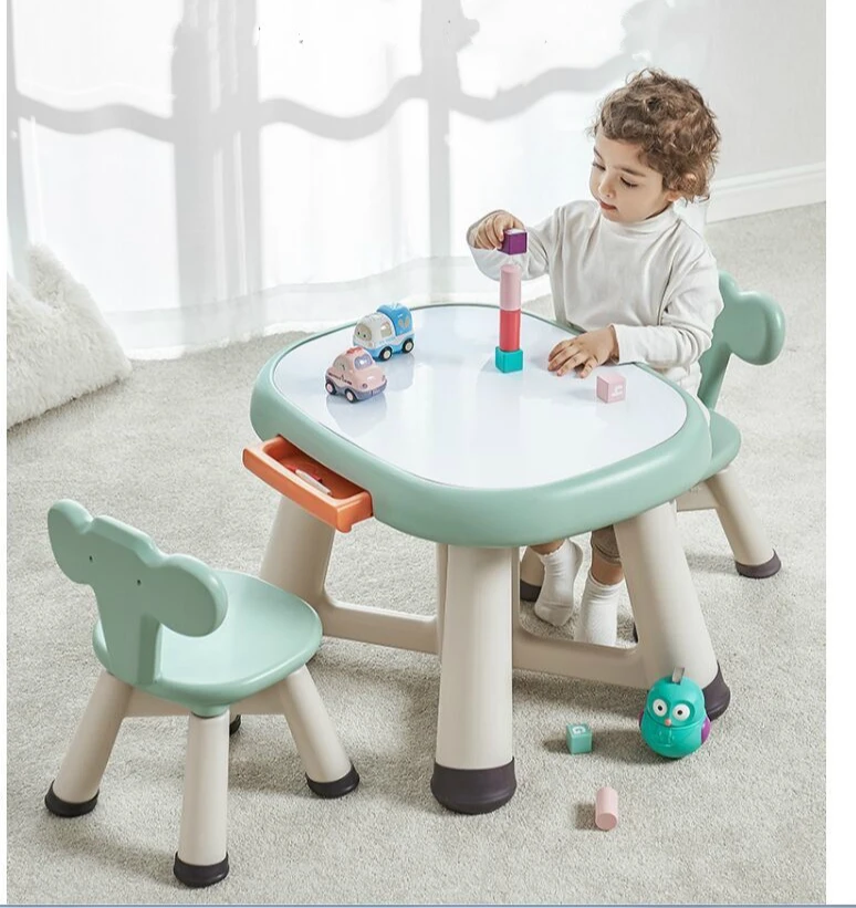 Multifunctional Children's Table And Chair Baby Set Learning Game Scientific Spine Protection Kids Desk |