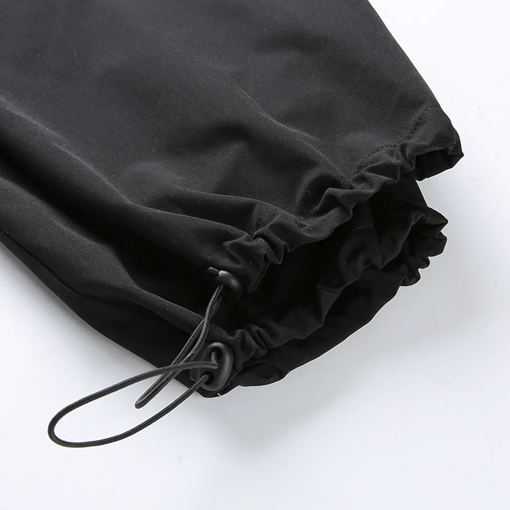 Подвеска дракон вышивка женские брюки-карго черные шорты с завышенной талией и карманами брюки уличная женская s джоггеры спортивные брюки