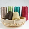 50g/ball Fine Gold Silver Yarn Spark Knited Yarn Crochet Sewing Threads Metallic Thread Partner Yarn for Needlework Golden Threa 1