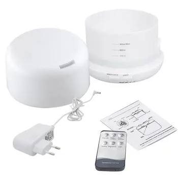 

Remote Control Aroma Ultrasonic Air Humidifier 300ml Essential Oil Diffusers LED Light Mist Maker 7 Colors Changing Air Purifier