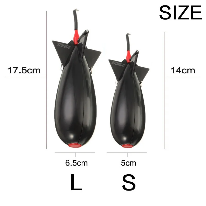 Fishing Feeder FLYSAND Carp Fishing Large Rockets Bomb Fishing Tackle Pellet Rocket Feeder Float Bait Holder Maker