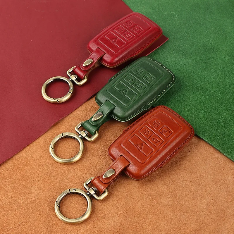 Otai Guscio Portachiavi In Lega Di Zinco Per Land Rover Range Rover Sport E Jaguar XF, XE, XJ – Protezione Antigraffio Con Viti Di Fissaggio