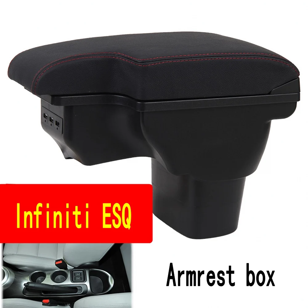 

For Infiniti ESQ Nissan Juke Armrest Box Retrofit Parts Center Console Special Storage Space Car Elbow Rest with USB