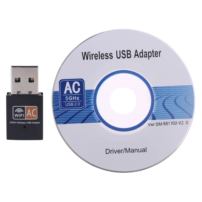 

600M 2.4G 5G AC AU Dual Band USB Wireless Card WiFi USB Adapter for Laptop