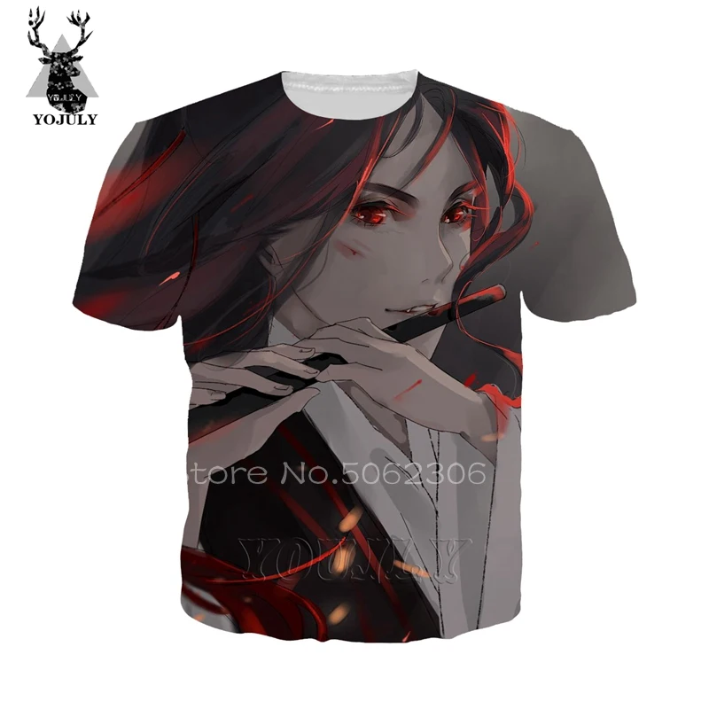 14 Mo Dao Zu Shi футболка off white wei wu xian футболка мужские 3D футболки косплей lil открытый o-образный вырез Топы уличная странные вещи 368 - Цвет: 14