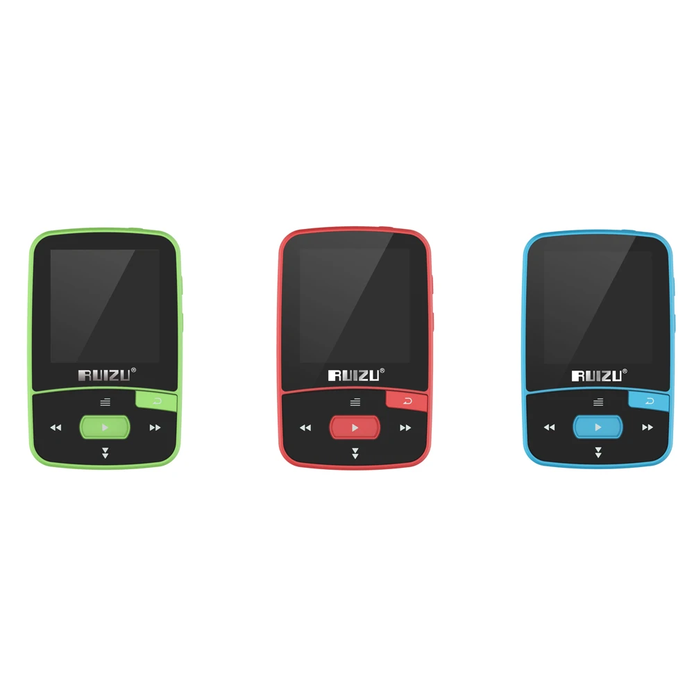 Ruizu X50 MP3-плеер Bluetooth HiFi без потерь звук шагомер TF карта fm-радио MP3-плеер 50 шт./партия