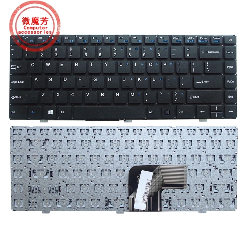New and Original Laptop Keyboard for Teclast F6 PRO YXT-NB93-79 MB2903009 German GR Silver Different Function Keys 