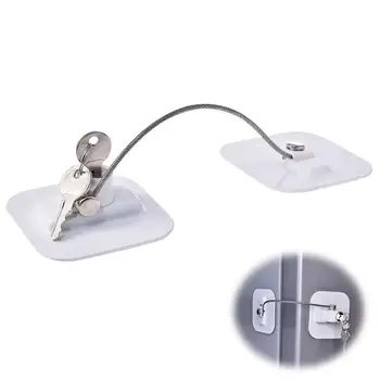 

Child Safety Lock Refrigerator Limit Lock Child-resistant Window Climbing 304 Stainless Steel Door Limit Lock For Family Hotel