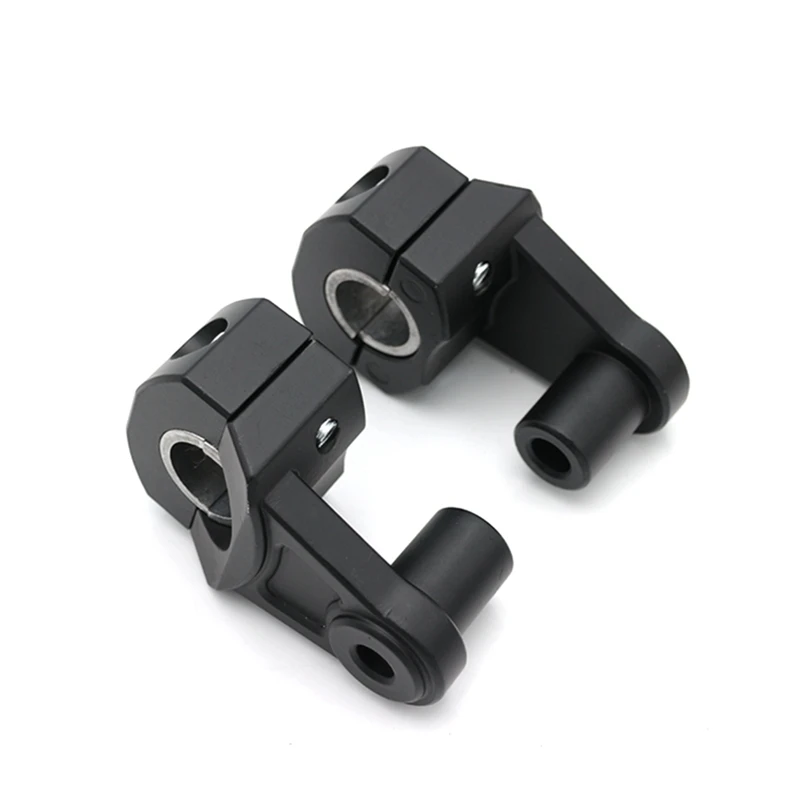 2 шт. зажимы Руля Мотоцикла Серебряный стояк для Suzuki для Yamaha для BMW для Honda рамка из алюминиевого сплава