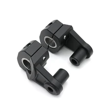 2 шт. зажимы Руля Мотоцикла Серебряный стояк для Suzuki для Yamaha для BMW для Honda рамка из алюминиевого сплава