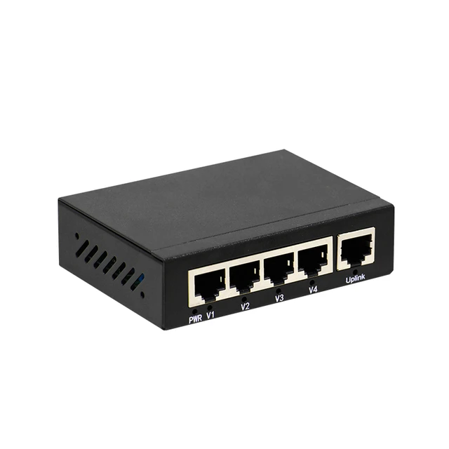 Mini Commutateur De Réseau Ethernet Gigabit Hub, 5/8 Ports,  10/100/1000mbps, Commutateur De Sécurité Intelligent Soho Pour Bureau Et  Maison - Réseau Commutateurs - AliExpress