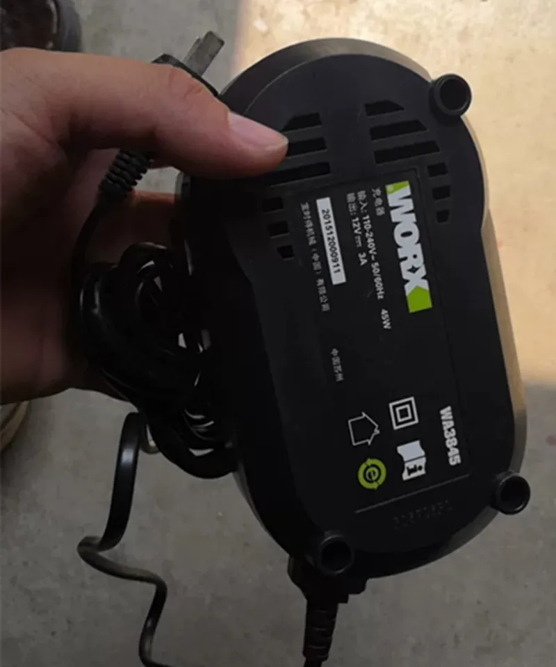 AC100 240V зарядное устройство 12 В для WORX WU128 WU151 WU127 WA3854 WA3855 WX382 WA3845 wa3509 WU280 WX540 WA3503 WA3504