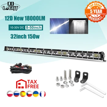 

CO LIGHT Led work Light bar 32'' 18000LM Combo Beam Offroad LED Light Bar 4x4 Car Light Bar for Trucks UAZ Niva Trailer 12V 24V
