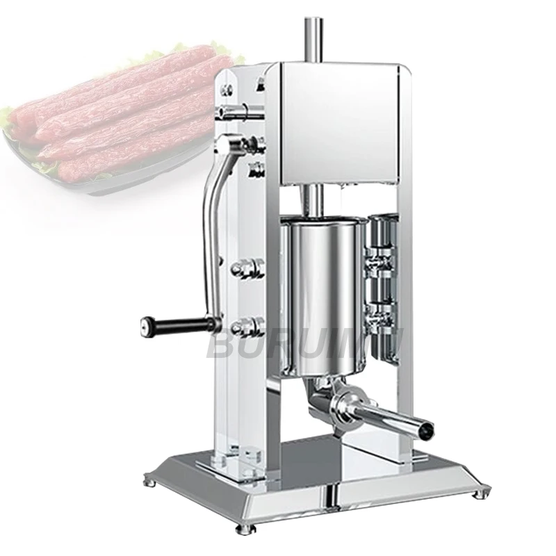 Vertical 5l Manual Spanish Churros Maker Machine Meat Sausage Filler Sausage Stuffer Economical