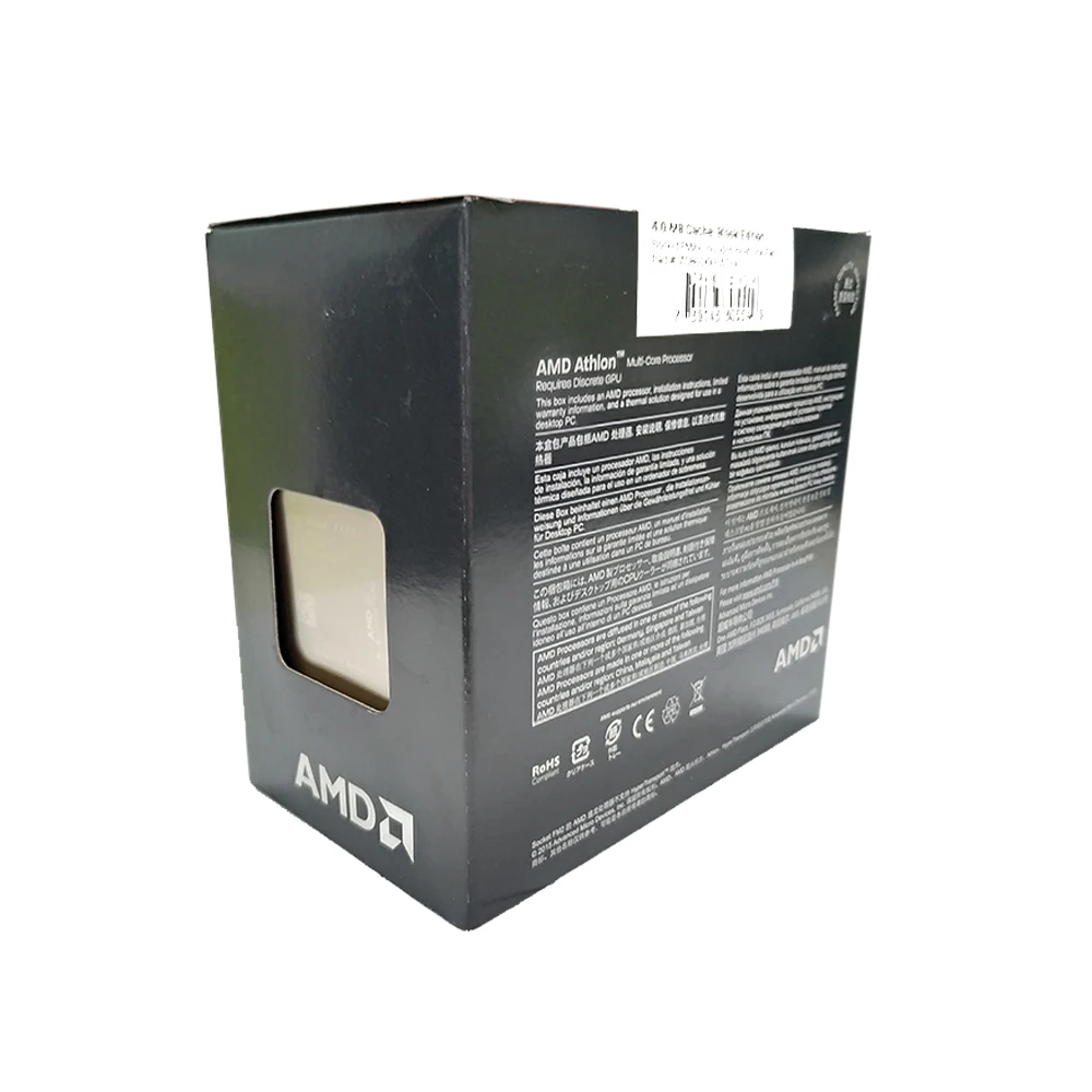 Процессор AMD Athlon X4 860 K 860 K 3700MHz четырехъядерный процессор Socket FM2+ 4000MHz Max Turbo настольный процессор с вентилятором радиатора в штучной упаковке