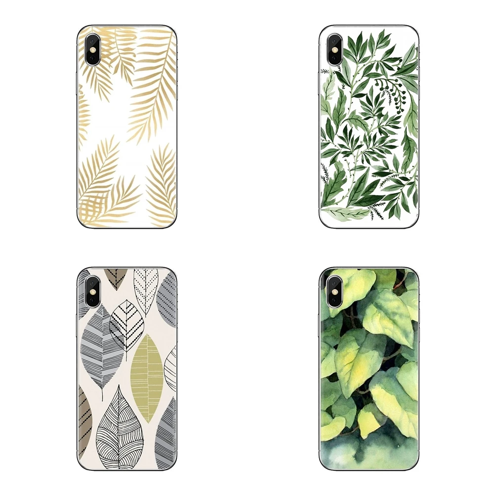banana leaf Tropical Banana Leaf TPU Cases For Samsung Galaxy S2 S3 S4 S5 MINI S6 S7 edge S8 S9 Plus Note 2 3 4 5 8 Coque Fundas |