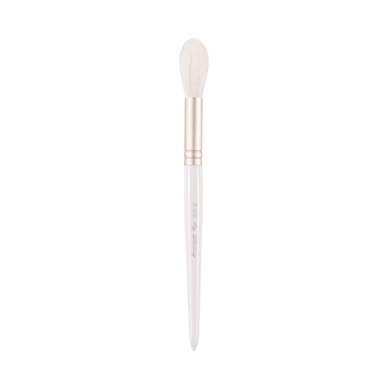 MyDestiny The Snow White Makeup Brush Flame Highlight Brush Natural Animal Hair Face Brush- Goat Hair-006