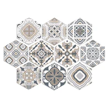 10 шт. коврик для ванной комнаты, стикер для двери спальни, неправильный геометрический стикер, коврики для лестницы, напечатанные настенные Стикеры для гостиной, домашний декор