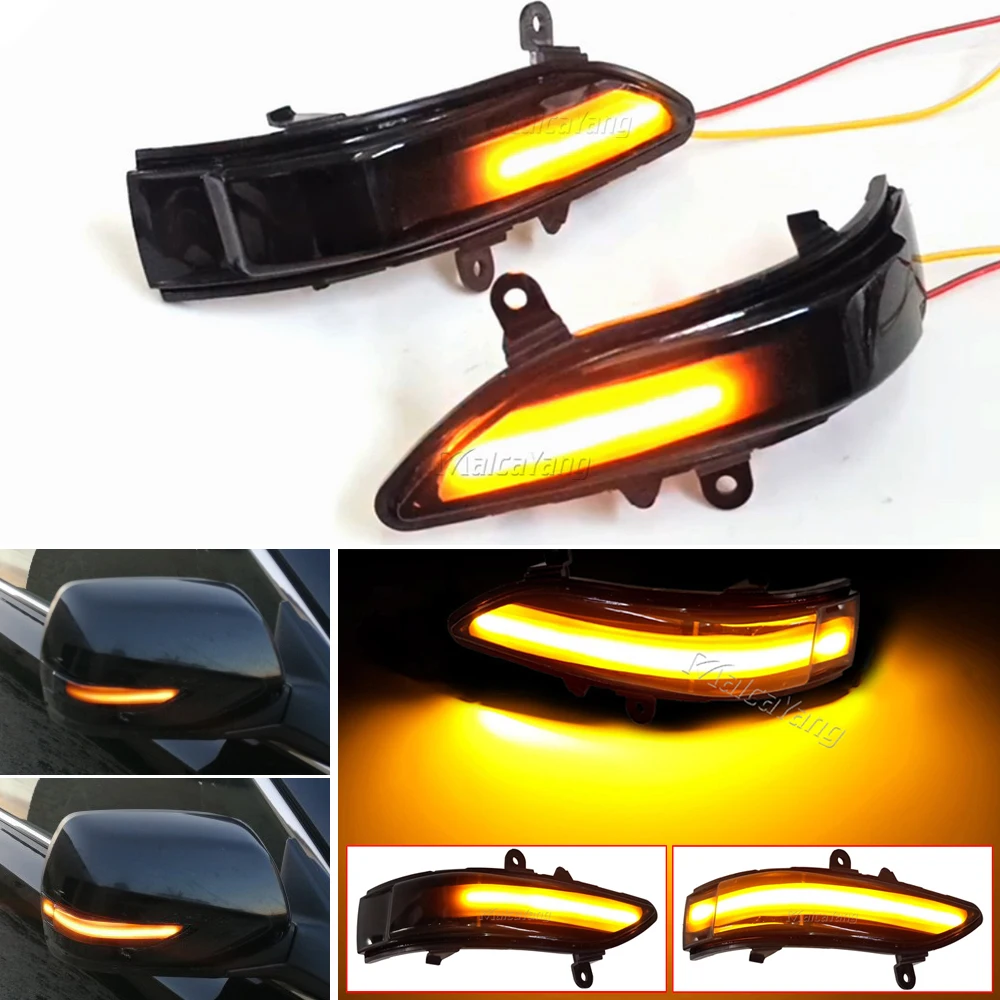 2 pieces Side Mirror Indicator Dynamic Blinker LED Turn Signal Light For Subaru Forester Outback Legacy Tribeca Impreza wrx sti