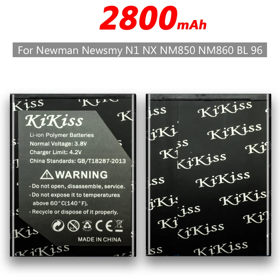 Мобильный телефон с аккумулятором 2800 мАч аккумулятор для Newman Newsmy N1 NX NM850 NM860 BL 96 +