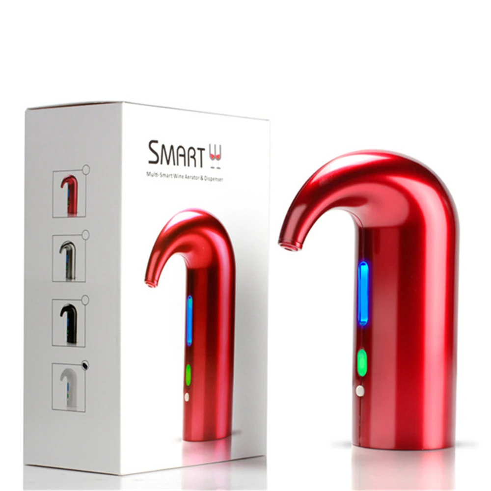 Carica Usb Decanter Elettrico Automatico Pompa Per Vino Intelligente Portatile Aeratore Per Vino Rapido Decantazione Rapida Dispenser Per Vino Strumen